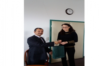 Ambassador Mr.Kumar Tuhin met Ms.Cecilia Szilas